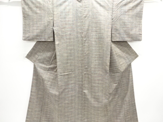 JAPANESE KIMONO / TSUMUGI / WOVEN GRID 